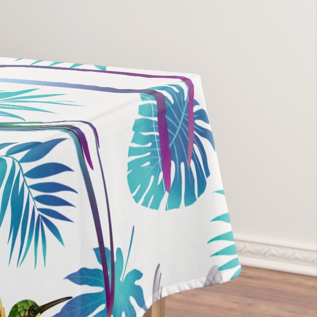 Tropischer Schwanz Hummingbirds Tischdecke (Beispiel)