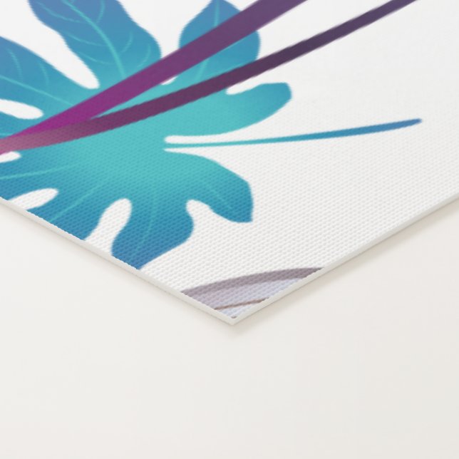 Tropischer Schwanz Hummingbirds Yogamatte (Detail)