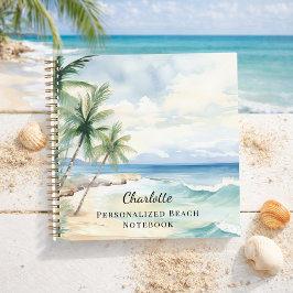 Tropischer Sommer am Strand Notizbuch
