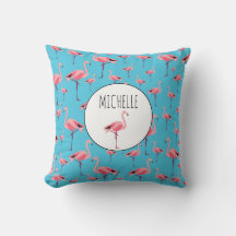 Tropischer Sommer Pink Flamingo Muster