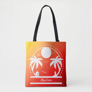 Tropischer Sommer (rotes orange-gelbes Gefälle) Sc Tasche