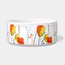 Tropischer Sommer | Schöne gelbe Blumen Design Napf