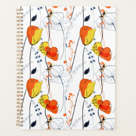 Tropischer Sommer | Schöne gelbe Blumen Design Planer