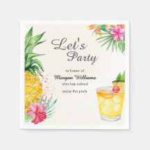 Tropischer Sommercocktail-Party für die Altersvers