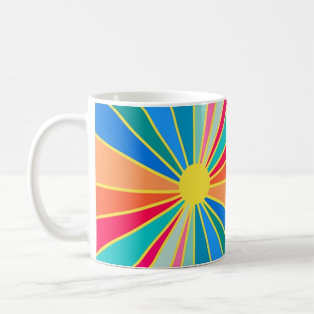 Tropischer Sonnenaufgang Kaffeetasse (Links)