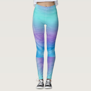 Tropischer Sonnenuntergang des Pastellwassers Leggings