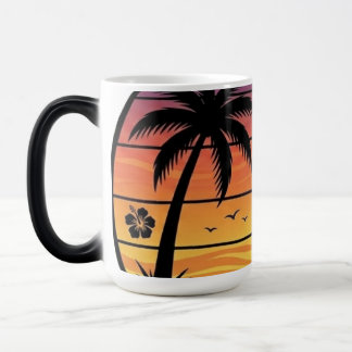 Tropischer Sonnenuntergang Heat-Reveal Tasse – Mag