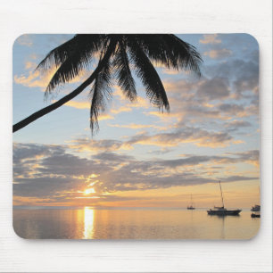 Tropischer Sonnenuntergang Mousepad