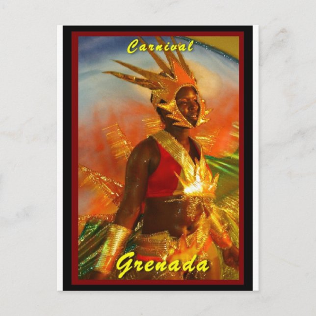 Tropischer Sonnenuntergang Postkarte (Vorderseite)