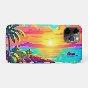 Tropischer Sonnenuntergang: Vivid Sky Case-Mate iPhone Hülle