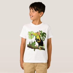 Tropischer Spaß Toucan Jungle Explorer T-Shirt
