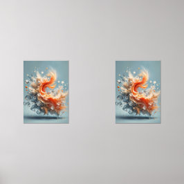 Tropischer Splash Bilderwand Sets