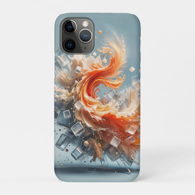 Tropischer Splash Case-Mate iPhone Hülle (Rückseite)