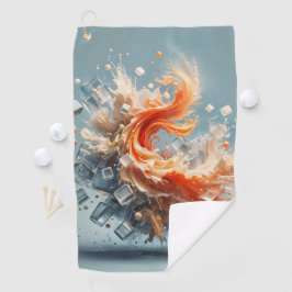 Tropischer Splash Golfhandtuch