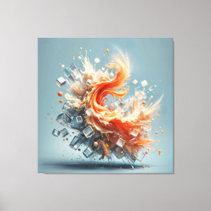 Tropischer Splash Leinwanddruck