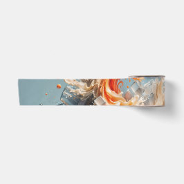 Tropischer Splash Satinband
