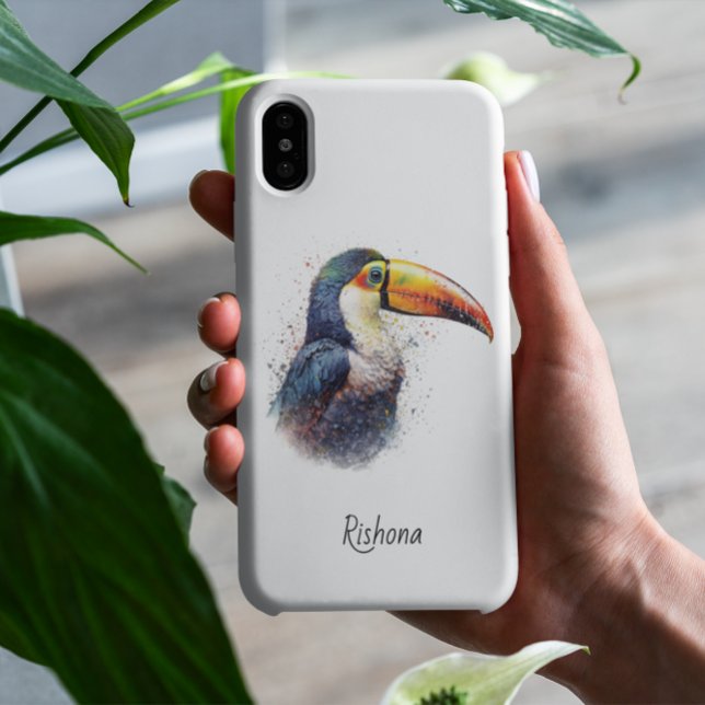 Tropischer Splendor Toucan, kundenspezifisch Case-Mate iPhone Hülle (Von Creator hochgeladen)