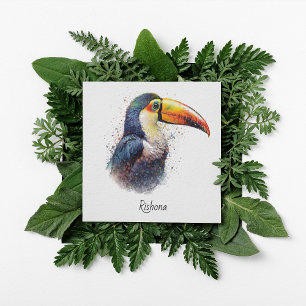 Tropischer Splendor Toucan, kundenspezifisch Einladung