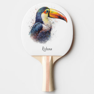 Tropischer Splendor Toucan, kundenspezifisch Tischtennis Schläger