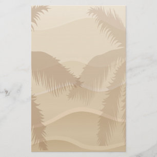 Tropischer Strand Briefpapier