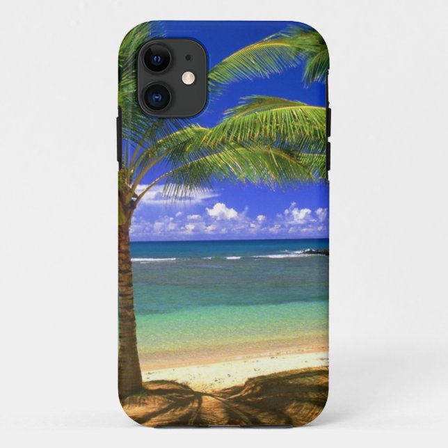 tropischer Strand Case-Mate iPhone Hülle (Rückseite)
