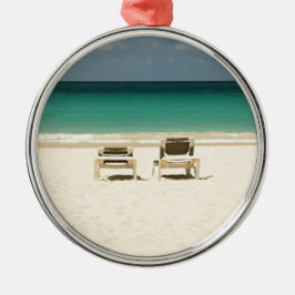 Tropischer Strand-Dominikanische Republik Ornament Aus Metall