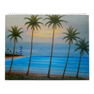 Tropischer Strand Kalender