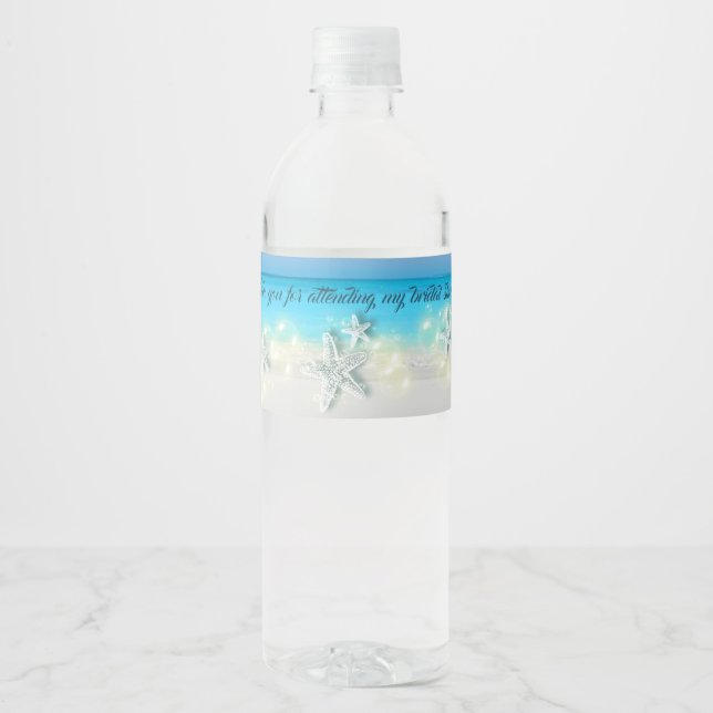 Tropischer Strand mit Meerwasser (Vorderseite)