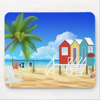 Tropischer Strand Mousepad