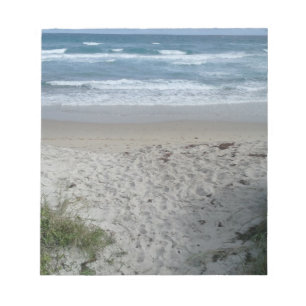 Tropischer Strand Notizblock