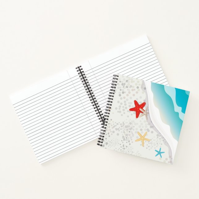 Tropischer Strand Notizbuch (Innenseite)