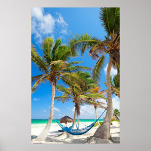Tropischer Strand Poster