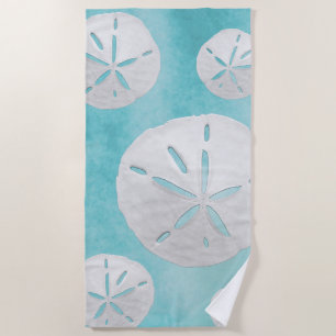 Tropischer Strand Sand Dollar Türkisches Wasser Fa Strandtuch