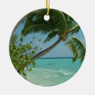 Tropischer Strand Sand Sonne Wasser Ozean Wellen S Keramikornament