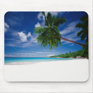 Tropischer Strand   Seychellen Mousepad