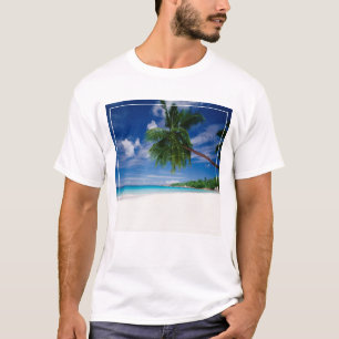 Tropischer Strand Seychellen T-Shirt