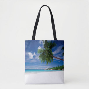 Tropischer Strand Seychellen Tasche