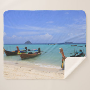 Tropischer Strand Sherpadecke