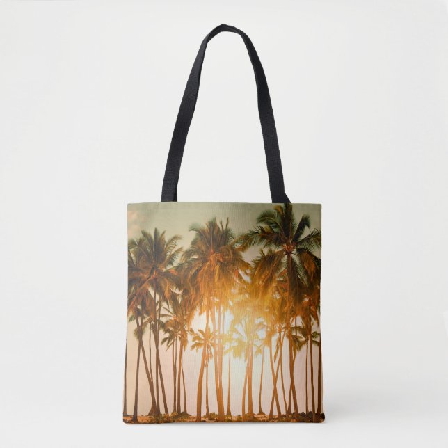 Tropischer Strand Tasche (Vorderseite)