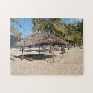 Tropischer Strand Trinidad und Tobago.