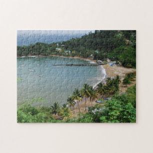 Tropischer Strand Trinidad und Tobago.