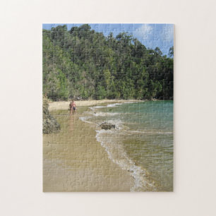 Tropischer Strand Trinidad und Tobago.