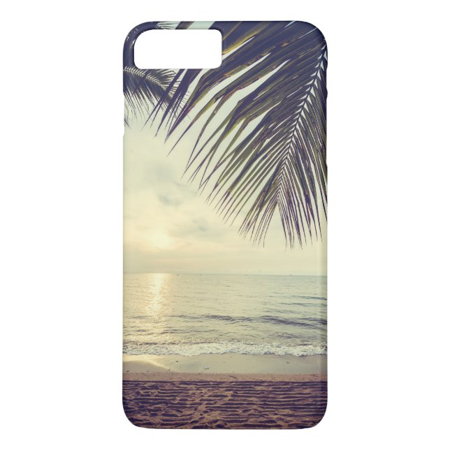 Tropischer Strand-und Telefon-Kasten der Case-Mate iPhone Hülle (Rückseite)