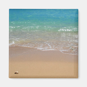 Tropischer Strand - Waikiki, Oahu, Hawaii Magnet