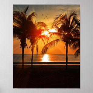 TROPISCHER STRANDGESCHMACK 8X10 POSTER
