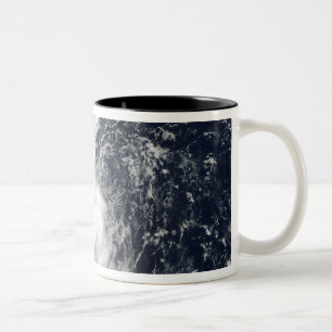 Tropischer Sturm Gustav 2 Zweifarbige Tasse