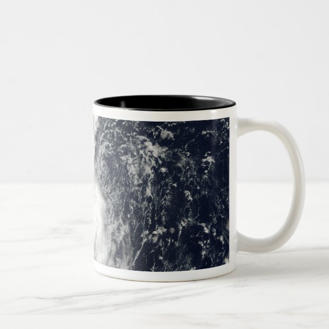 Tropischer Sturm Gustav 2 Zweifarbige Tasse (Rechts)