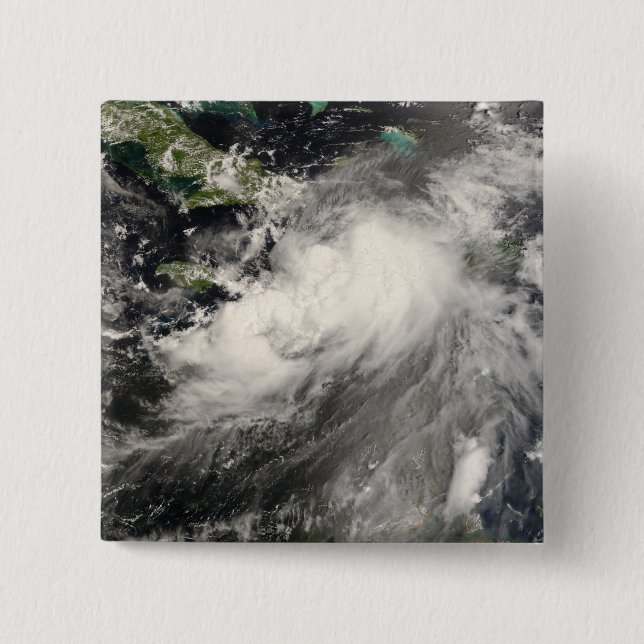 Tropischer Sturm Gustav im Karibischen Meer Button (Vorderseite)