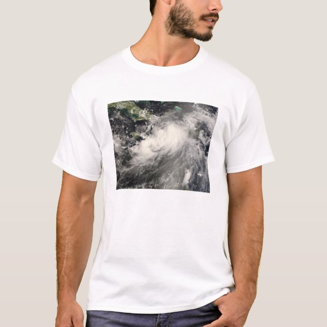 Tropischer Sturm Gustav im Karibischen Meer T-Shirt (Vorderseite)