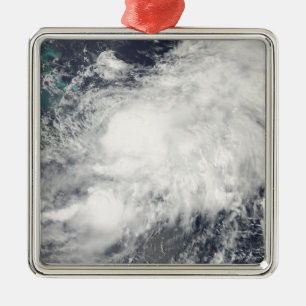 Tropischer Sturm Hanna Silbernes Ornament